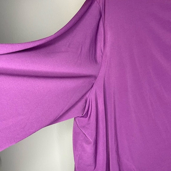 Suite 7 Plus Size Purple Dress with Gold Buttons - 22W NWT - Picture 6 of 12